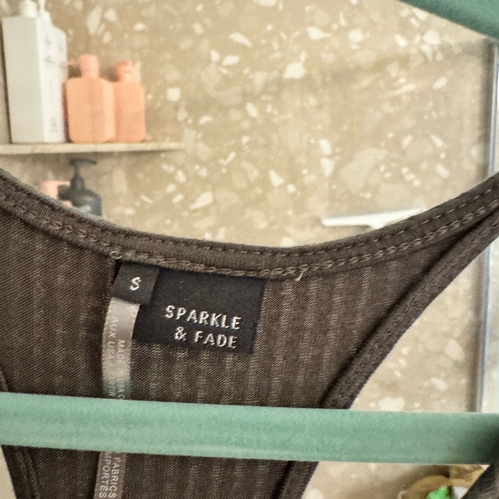 Sparkle & Fade Army Green Midi Dress - Picture 2 of 2